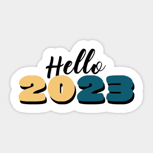 Hello 2023 Sticker